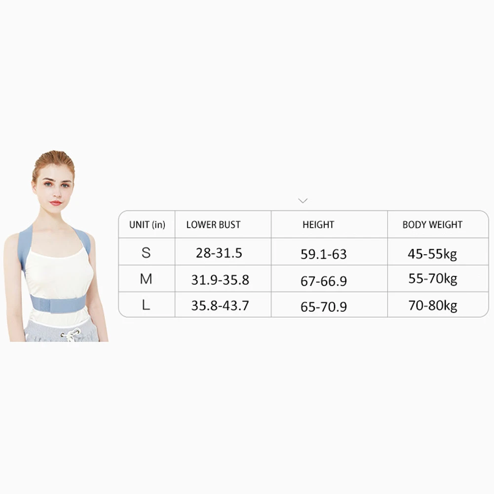 Корректор осанки для женщин и мужчин одобренный FDA фиксатор верхней части спины