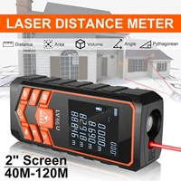 smart laser rangefinder laser distance meter electronic roulette digital ruler trena laser tape measure range finder 40 120m