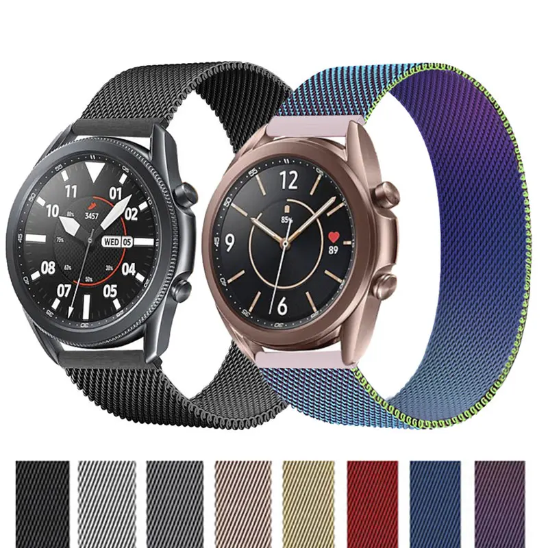 

Magnetic loop for Samsung Galaxy Watch Active 2 3 4 44mm 45mm 46mm Amazfit gts 2 Bip 20mm 22mm Bracelet hauwei watch gt 2 Strap