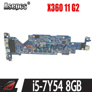 for hp probook x360 11 g2 laptop motherboard with i5 7y54 cpu 8gb ram 6050a2908801 mb 938552 001 938552 601 100 tested free global shipping