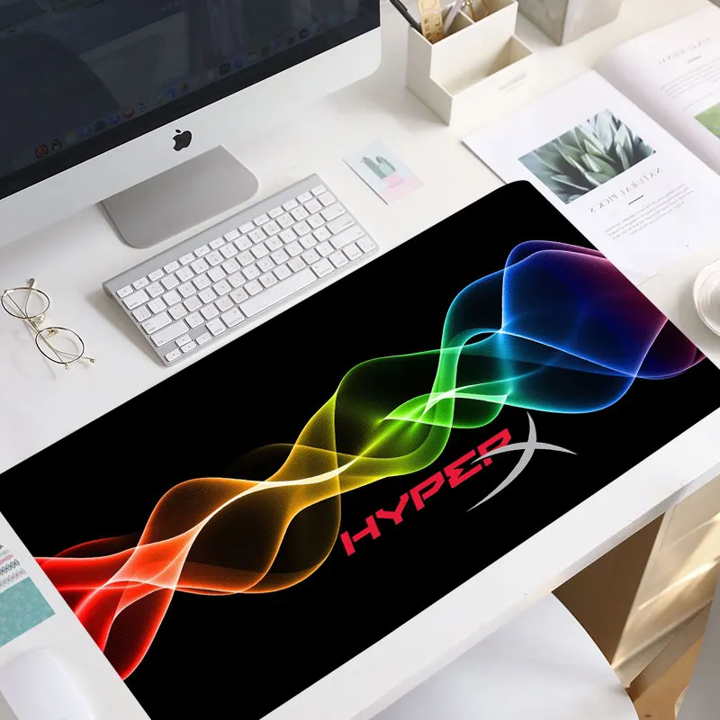 

HyperX logo Mouse pad 70x30cm Fury Professional E-sports gamers speed mini pc Gaming non-skid keyboard laptop mouse pad carpet