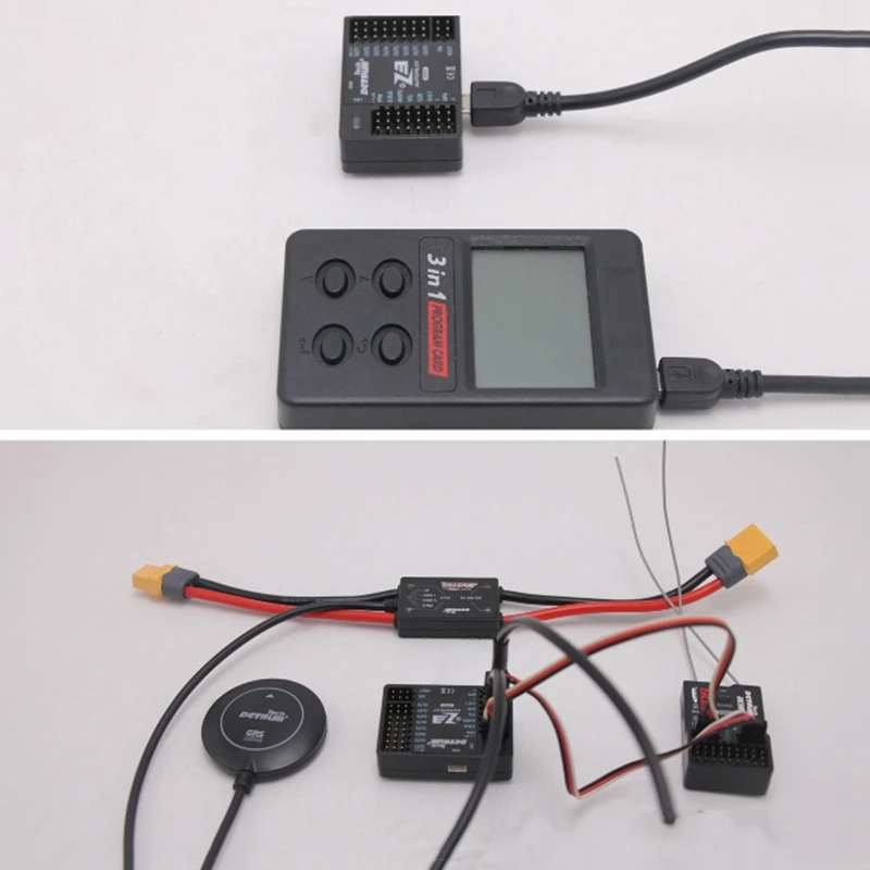 

Detrum Z3-FPV FPV Aircraft Flight Control Built-in OSD With 3-in-1 Programming Card GPS & PMU for FPV RC Drones Plane Controller