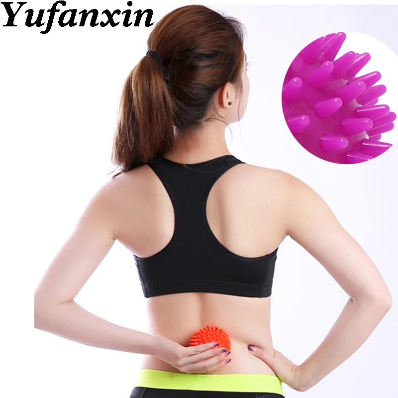 Массажный мяч Портативный шар для физиотерапии ПВХ коврик фитнеса шарики