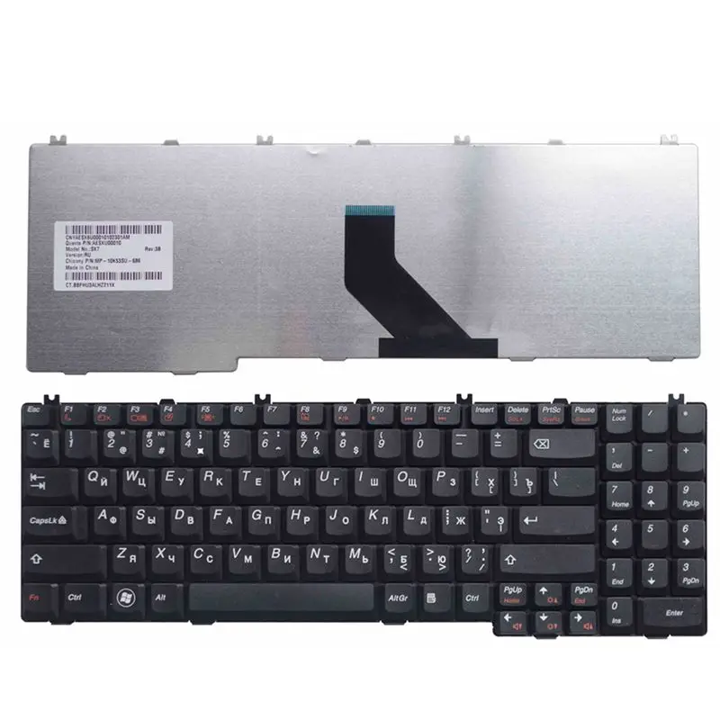 Новая русская клавиатура YALUZU для ноутбука Lenovo IdeaPad B550 B560 V560 G550 G550A G550M G550S G555 G555A G555AX