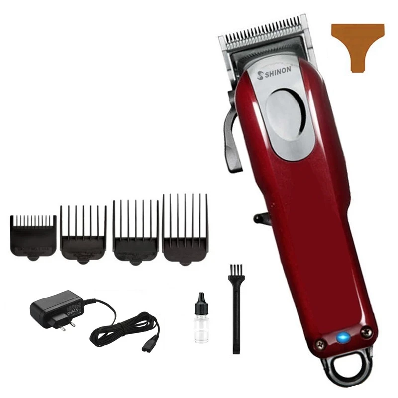 4pcs guide comb Профессиональная Парикмахерская Машинка для стрижки волос Мужская электрическая машина для резки волос Стрижка волос триммер для волос Совместимость с wahl magic clip blade - Цвет: 4pcs guide comb