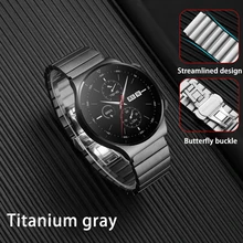 22mm Stainless Steel Strap For HUAWEI Watch 3 GT 2 Pro ECG 2e Strap For Samsung Galaxy Watch 3 Active 2 Gear S3 Ceramic Bracelet