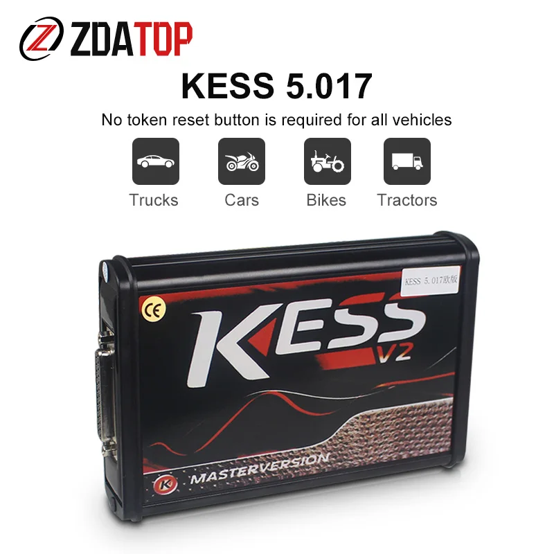 KESS V2 V2.47 V5.017 ЕС красный PCB ECM Титан KTAG V2.25 V7.020 4 светодиодный онлайн мастер-версия ECU OBD2 автомобиль/Грузовик программист для Tru