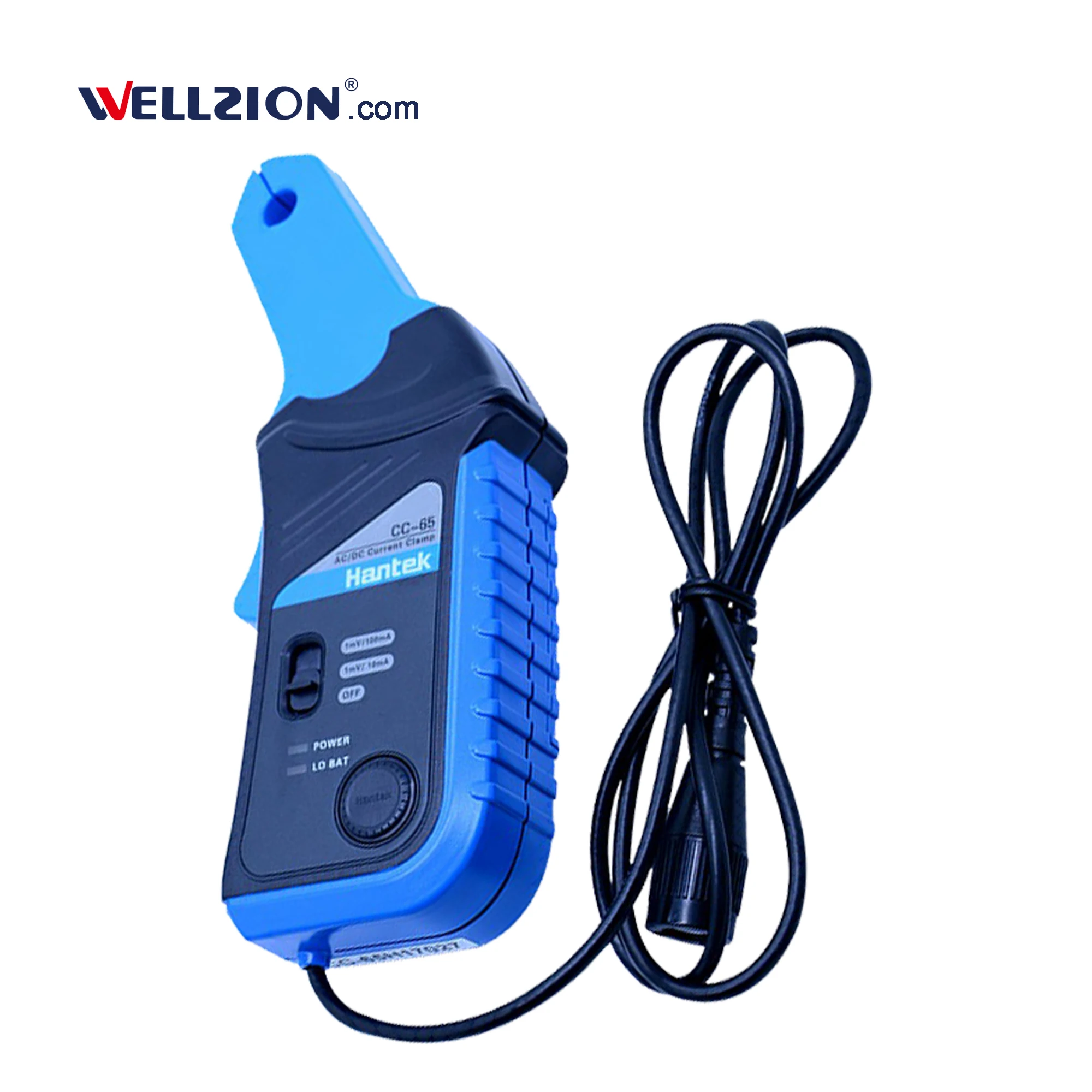 

CC-65,20khz Bandwidth 1mV/10mA 65A AC/DC Current Clamp Meter