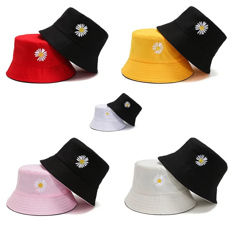 

Двусторонняя однотонная шляпа с вышивкой в стиле унисекс, шляпа для рыбалки и активного отдыха, шляпа для рыбалки, Солнцезащитная шляпа для ...
