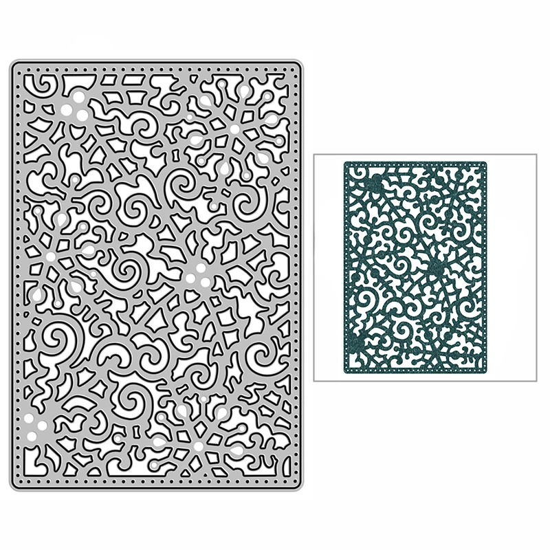 

Новые листья, снежинки, Прямоугольная форма для рельефного тиснения, 2021 металлические Вырубные штампы для рукоделия, декоративный Скрапбук...