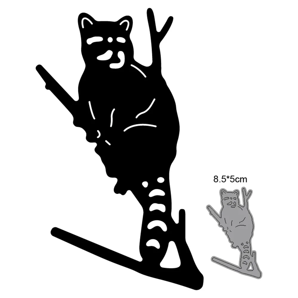 

Metal Anima Cutting Dies Cat Carbon Steel Embossing Stencil Template Mould for DIY Card Making Scrapbooking