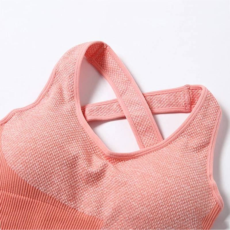 

2020 summer women's fashion backless slim seamless sports fitness suit