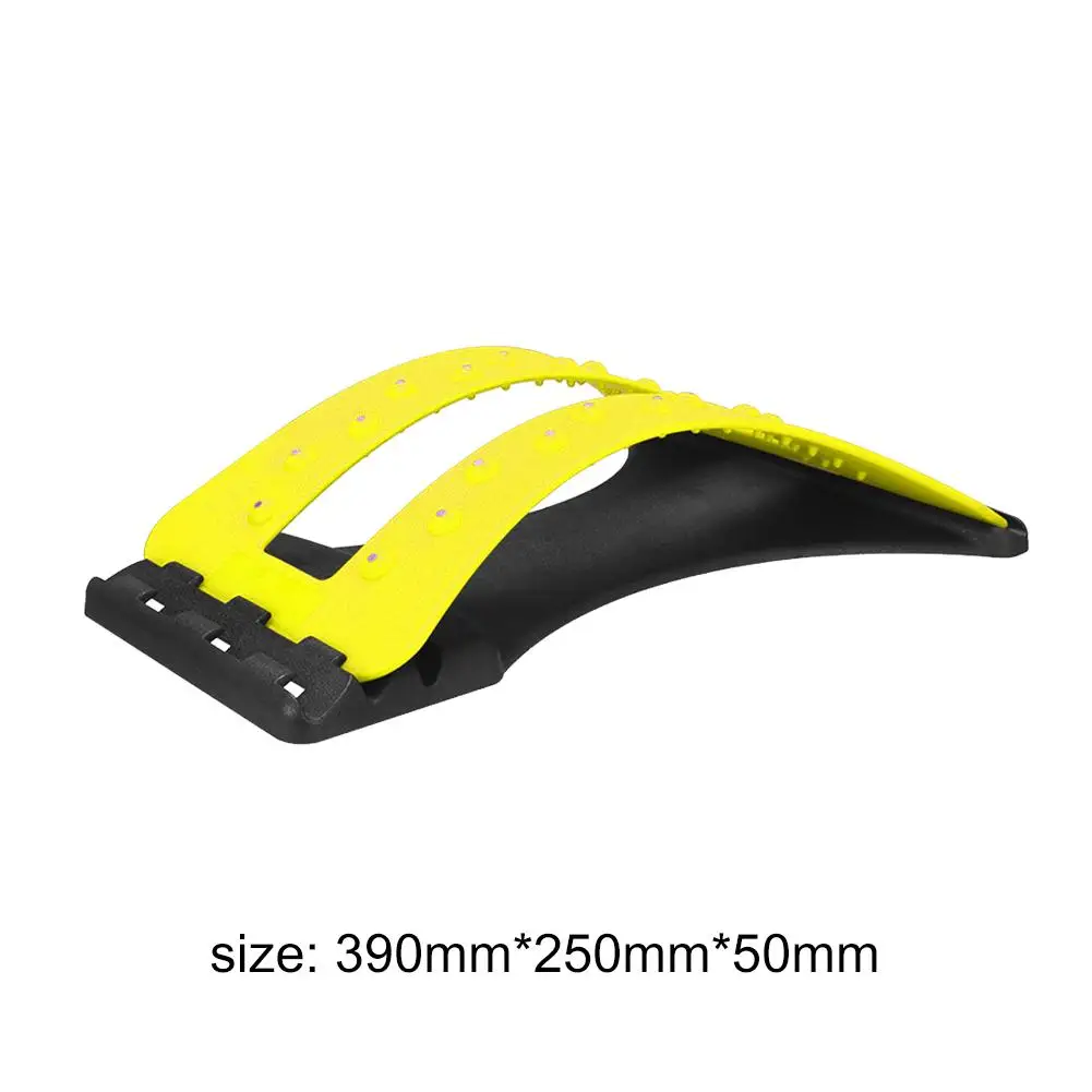 

Hot Sale Back Massage Stretching Device Waist Neck Relax Mate Pain Relief Chiropractic Adjustable Outdoor Home Office