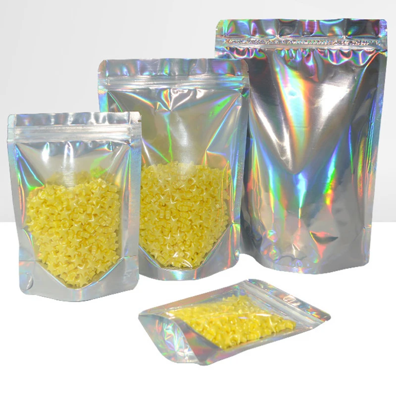 10 шт. одноразовая голографическая косметичка из алюминиевой фольги | Дом и сад