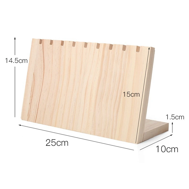 

Bamboo Wood Fashion Jewelry Necklace Display Stand with Modern Bamboo Necklace Jewelry Storage Rack