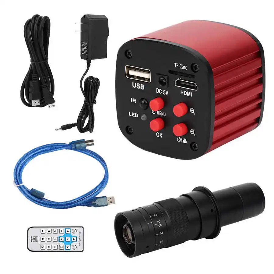 Промышленный микроскоп камера цифровая 1080P USB CPU SMD ремонт Сварка 100 240VAC