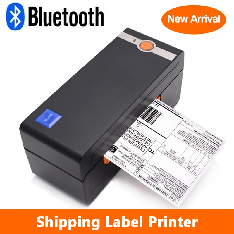 Термопринтер для этикеток 4 дюймовый принтер печати × 6 USB Bluetooth совместим с Amazon Ebay
