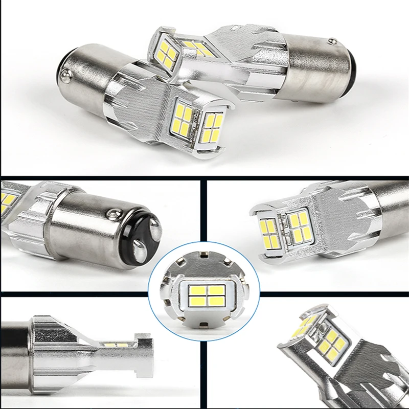 CN360 2 шт. 1156 P21W BA15S 1157 BA15D 3156 3157 7440 7443 T20 T25 светодиодный автомобильный сигнальный