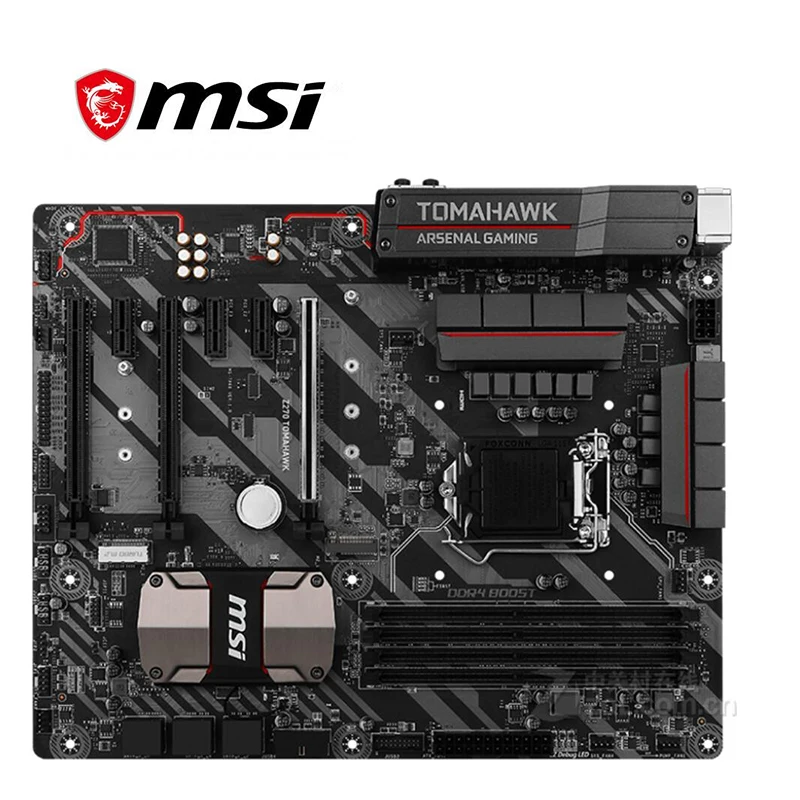 Материнская плата для MSI Z270 TOMAHAWK LGA 1151 DDR4 Intel Z27 материнская SATA III USB3.0 PCI E X16 3 0