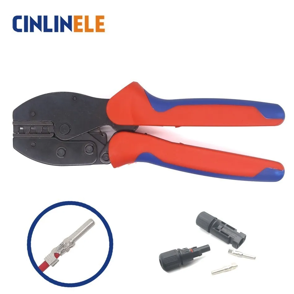 

Solar Photovoltaic Terminal Crimping Pliers Solar Panels Waterproof Seal Connector Tool Single Pliers Or Connector Set