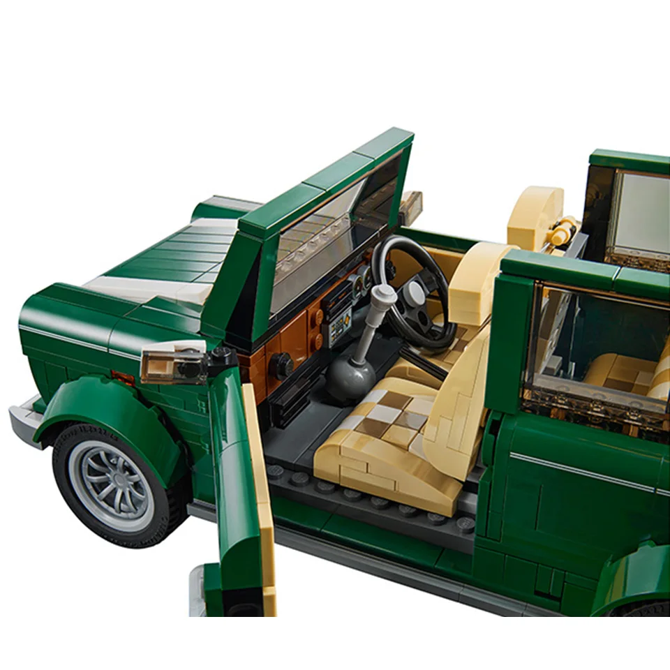 

1267 pcs Technic Mini Cooper Creator Expert fit 10242 Bricks Classic Car Model sets Building Blocks Kids birthday Gift Toys