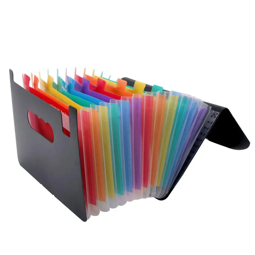 

12 Grids Organiser 12-Pocket Expanding File Folder Expanding File Folder File Organiser A4 Portable Manager Stationery