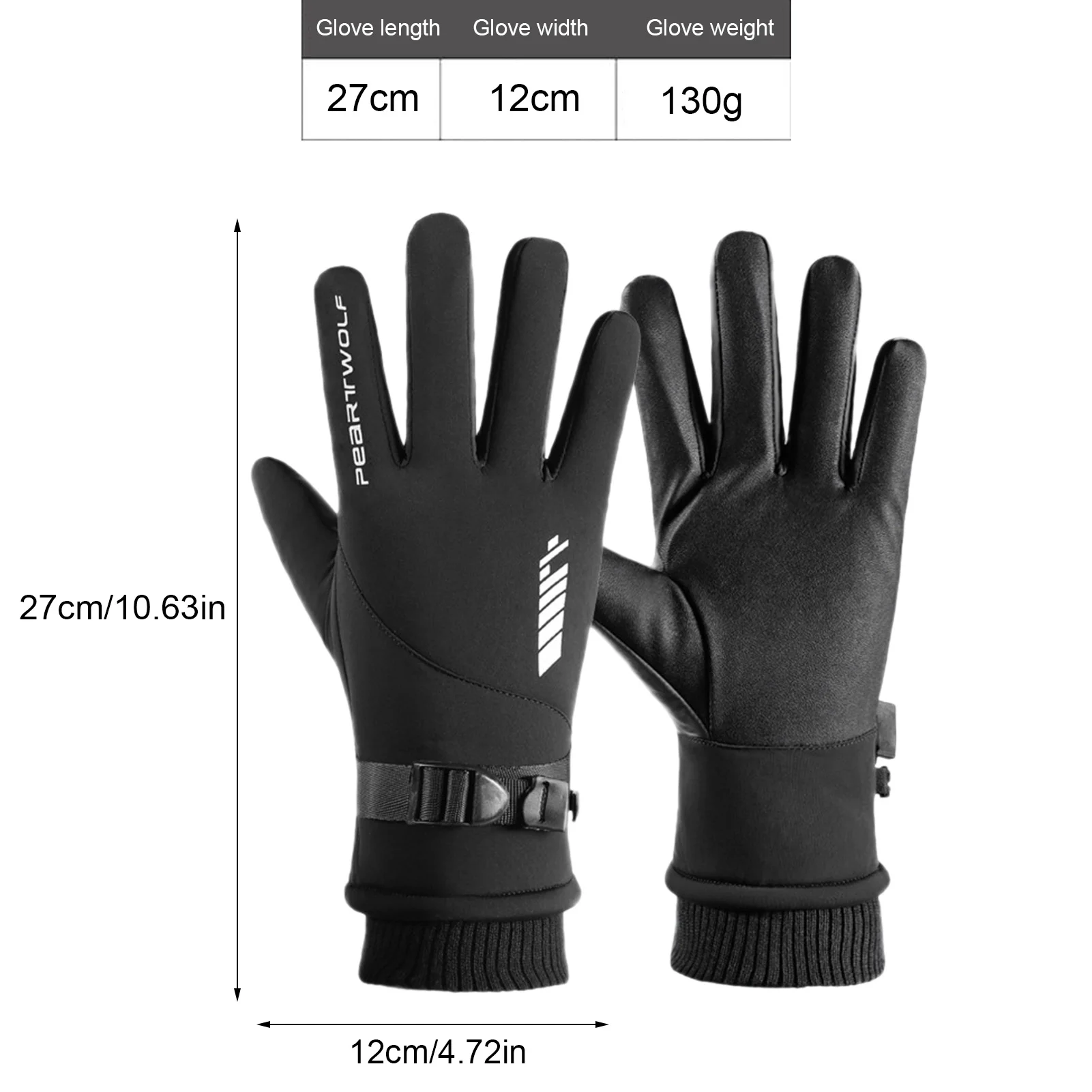 

Winter Mittens Touched Screen Gloves Waterproof Men Women Warm Windproof Bicycle Anti Slip Ski Cycling Glove