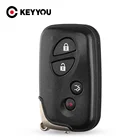 KEYYOU 234 кнопки новый для Lexus GS430 ES350 GS350 LX570 IS350 RX350 IS250 ключ крышка TOY48 Замена Автомобильный смарт ключ-Брелок чехол
