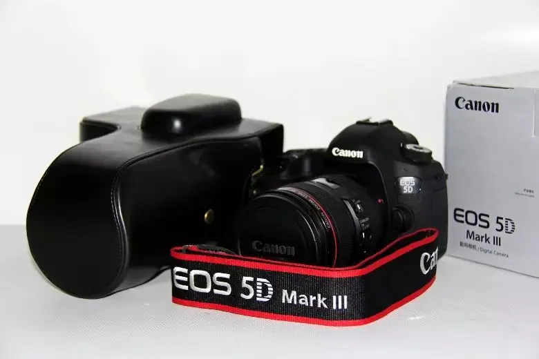 Кожаный чехол для камеры Canon EOS 5D Mark III 5Ds 5Dsr 5D3 24-105 мм объектив | Электроника