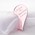 50 шт., декоративное акриловое кольцо для салфеток, с гравировкой