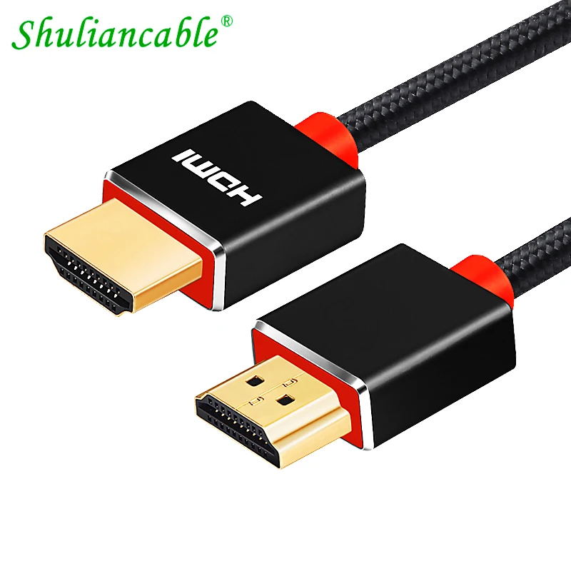Shuliancable HDMI совместимый кабель 1080P 3D позолоченный для HD TV XBOX PS3 проектора компьютера