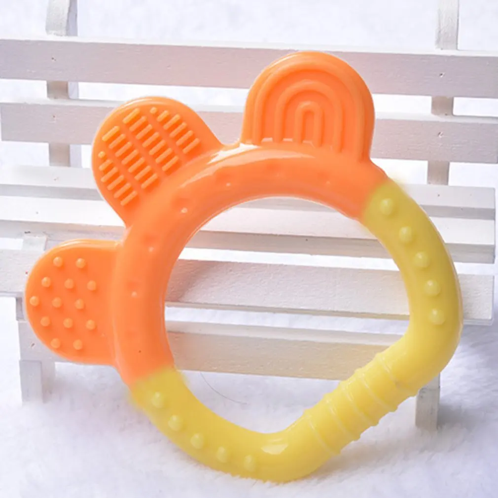 

Infant Non-toxic Fruit Teether Toys Grape Banana Watermelon Cartoon Shape Baby Teether Toys Food Grade Silicone Dental Care Bite