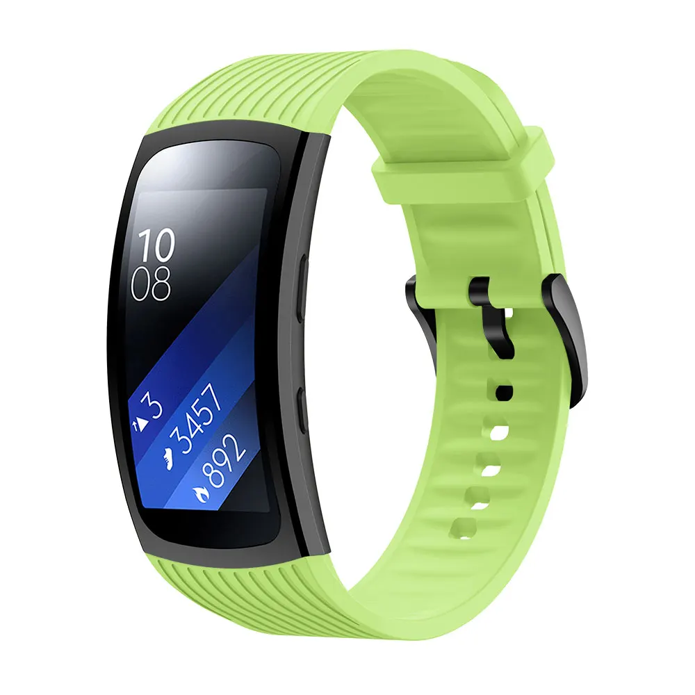 Сменный ремешок для Samsung Gear Fit 2 Pro силиконовый Fit2 | Наручные часы
