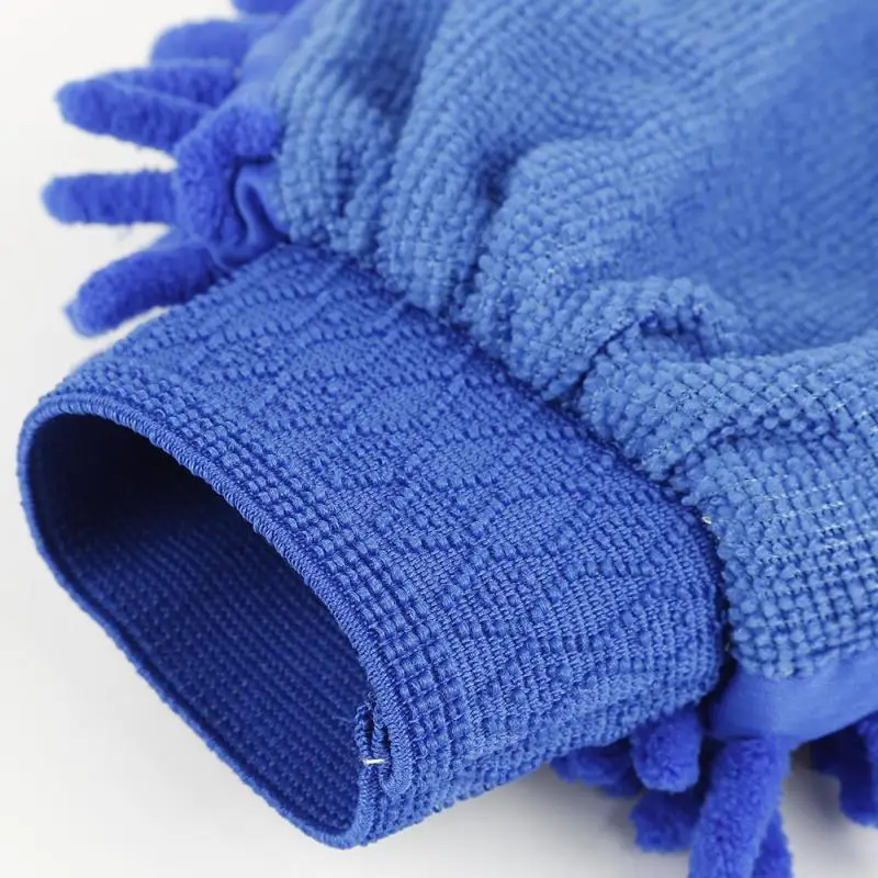 

Double Sided Microfiber Car Cleaning Gloves Kitchen Cleaning Cloth Duster Mitten Chenille Windows Mirror Car Care Washing Tool