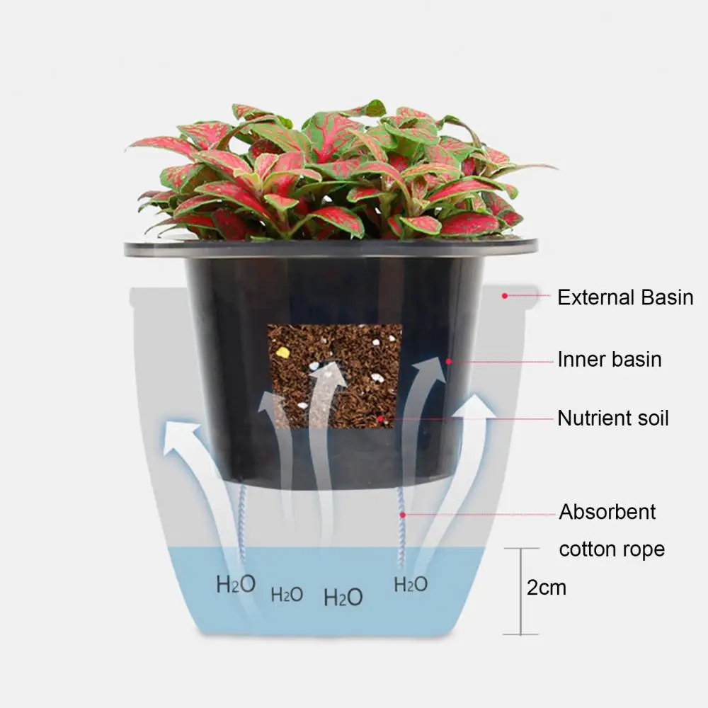 

Succulents Silicone Mold Round Pen Container Succulent Flower Pot Set with Bamboo Holder Set