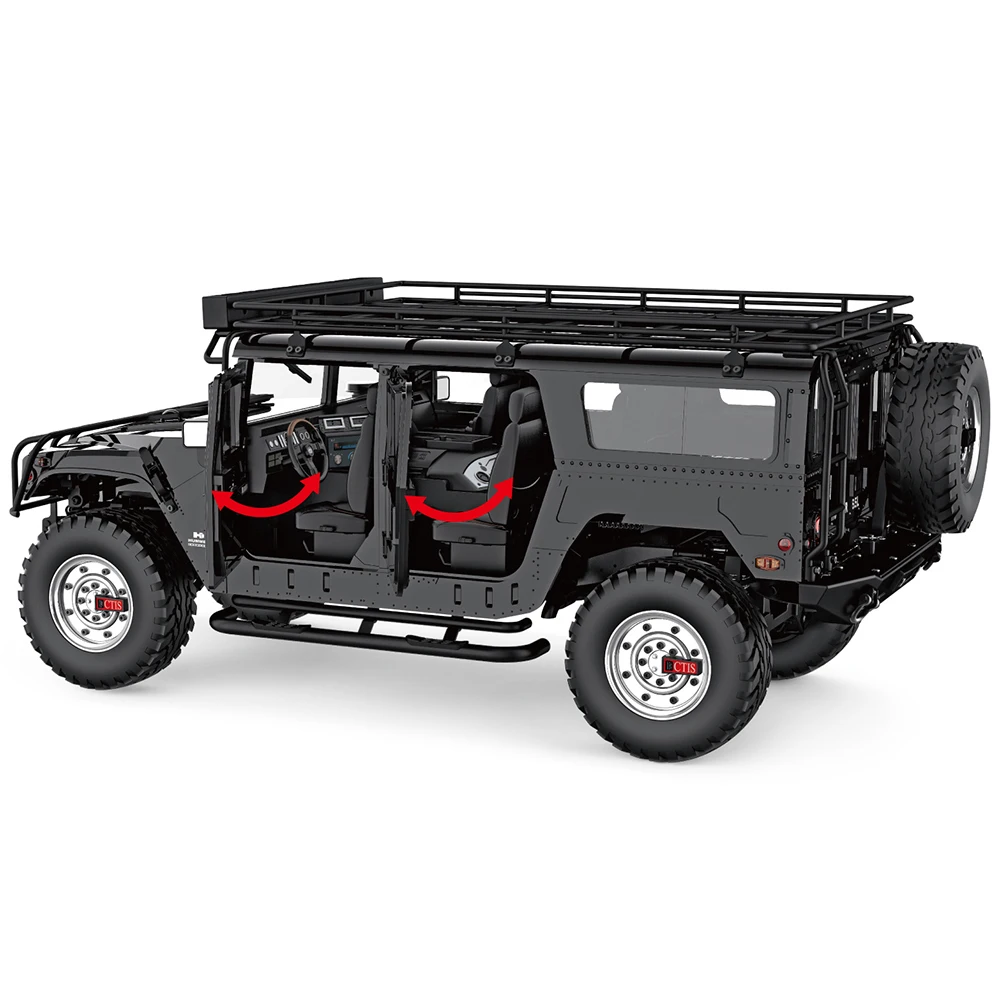 Игрушки JTY 1:10 Hummer Радиоуправляемая машина 4x4 30 км/ч система привода из сплава