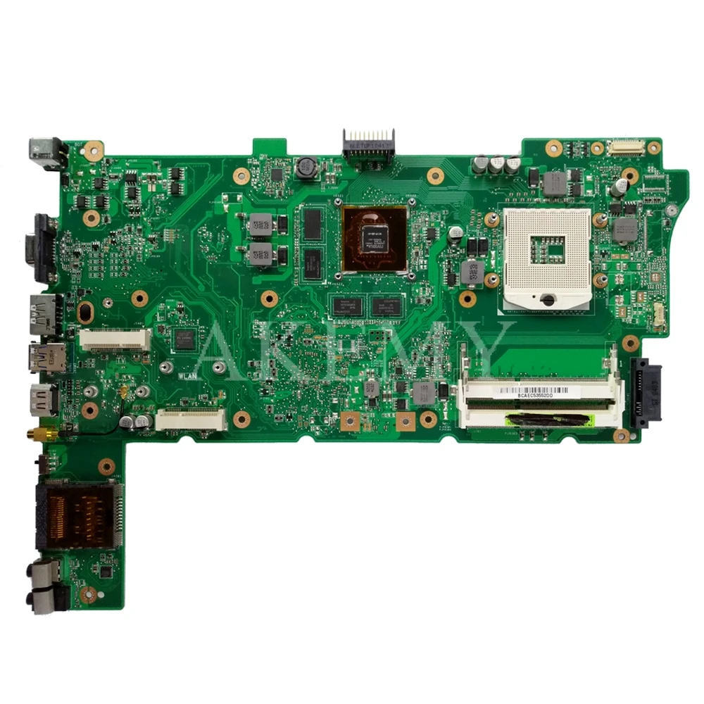 Для ASUS N73S N73SV N73SM материнской платы ноутбука 3 RAM слот с поддержкой карт GT540M i3 i5 i7 CPU |
