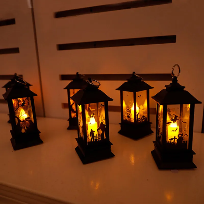 Декоративные светодиодные свечи на Хэллоуин светильник па винтажный замок