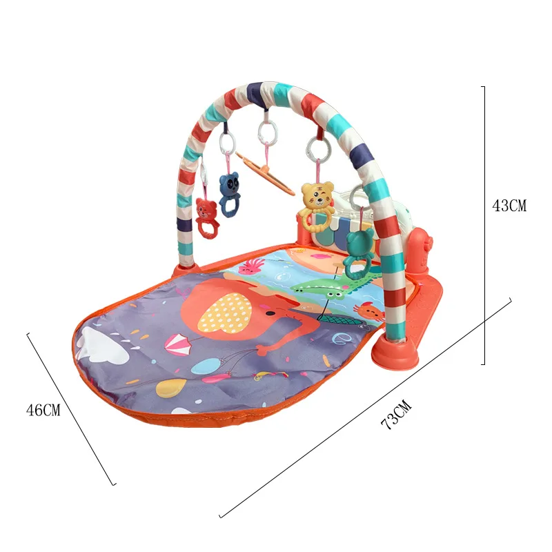 Музыкальное одеяло Новорожденные ступеньки на пианино тренажерный зал 0- 18