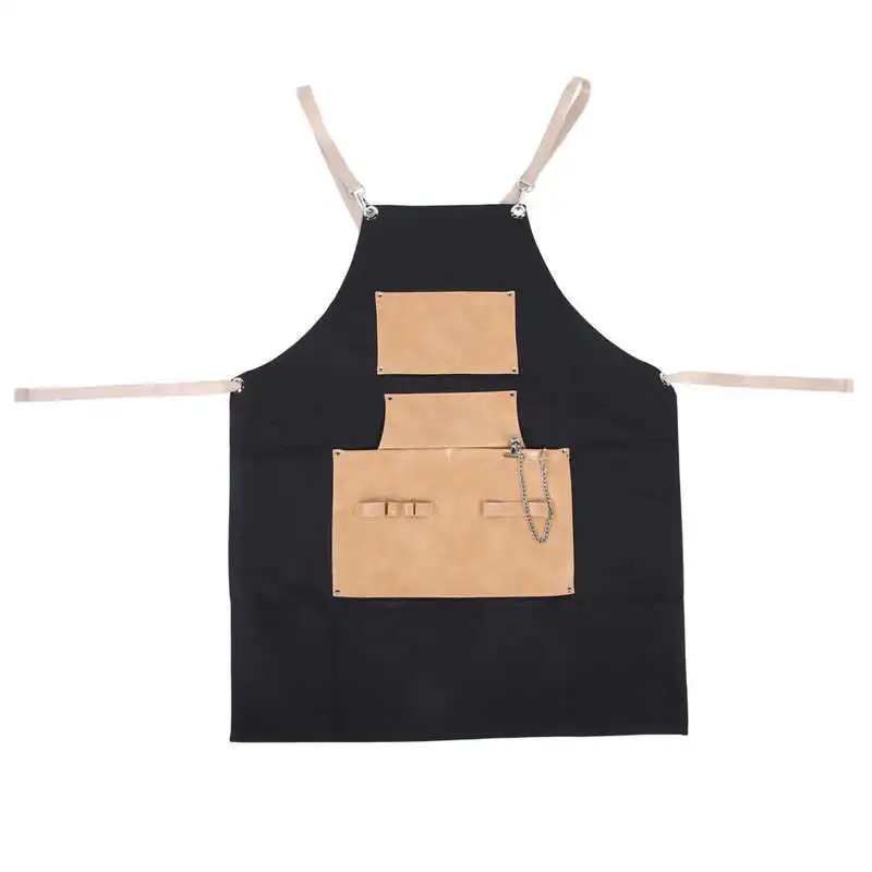 

Hair Stylist Apron Waterproof Adjustable Length Hairdressing Apron for Barber Shop Coffee Shop Hair