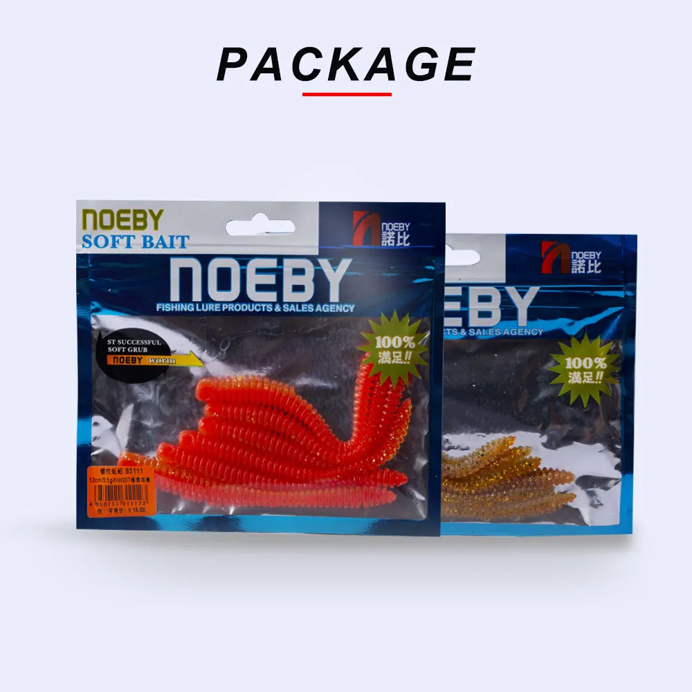 NOEBY 6 шт. мягкая рыболовная приманка 120 мм 3 5 г силиконовые искусственные приманки