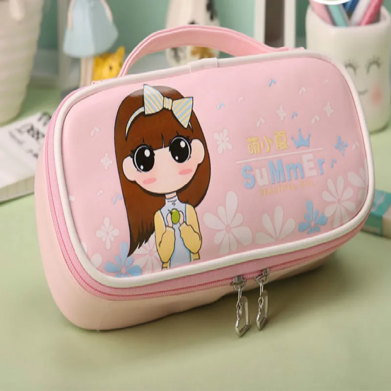 Милый чехол для карандашей Kawaii Kids Girl Pencil, многофункциональная сумка, сумка для ручек, школьные принадлежности, канцелярские принадлежности, подарки - Цвет: C5