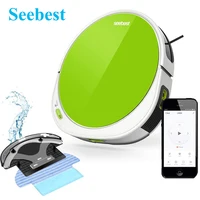 Seebest Robot Vacuum Cleaner F780A Suction Sweep Mop Vacuum Roll Wiper 4in1 Wifi App&Voice Control 120 min Runtime Self-Charging