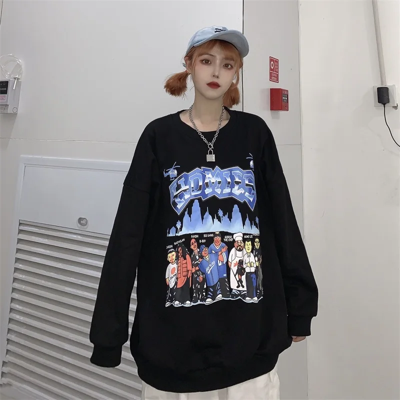 Oversized Hoodie Autumn Winter Sweatshirt Women Korean Fashion Women Sweetshirts Vintage Clothes Women Pullovers Harajuku Hoodie