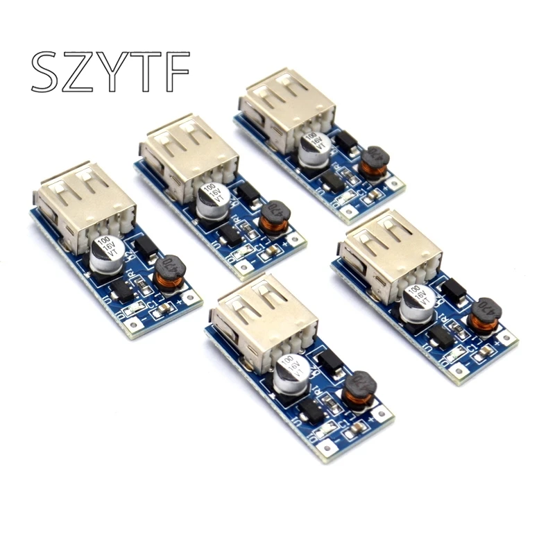 DC 0.9V-5V в 5V 600MA Зарядное устройство Power Bank Step Up Преобразователь питания Модуль напряжения USB Выходная зарядная схема Включено.