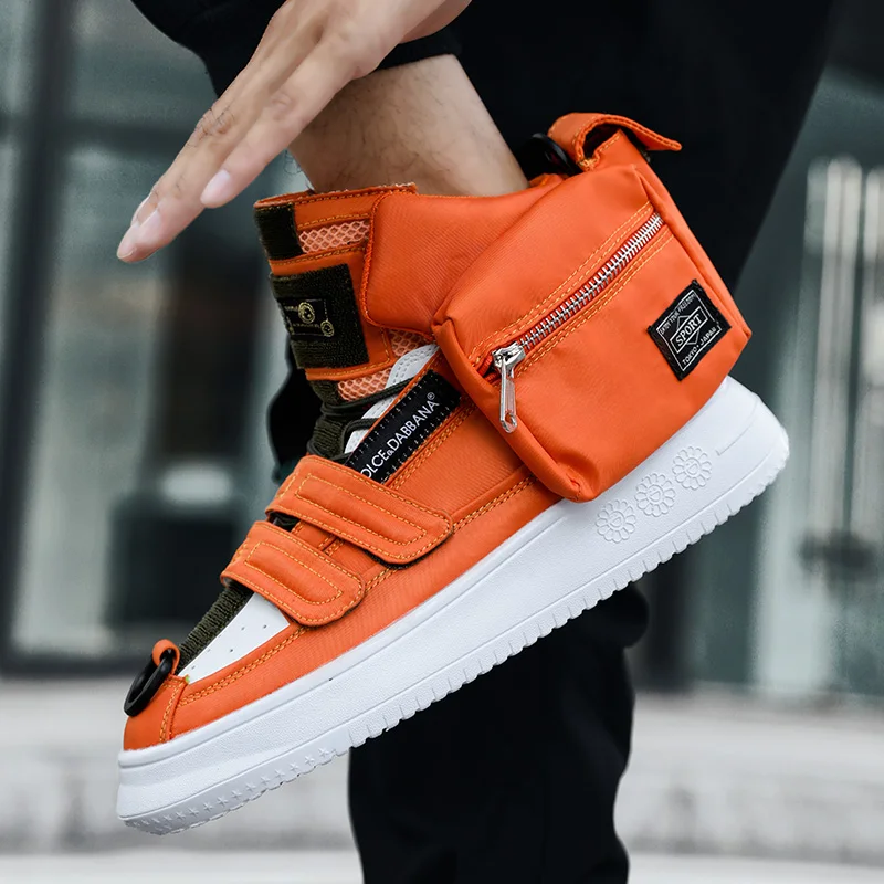 

High Top Men Basketball Affordable Fashion Latest Design With Wallet Shoes Breathable Non Slip Outdoor Sneakers Workout Fitness