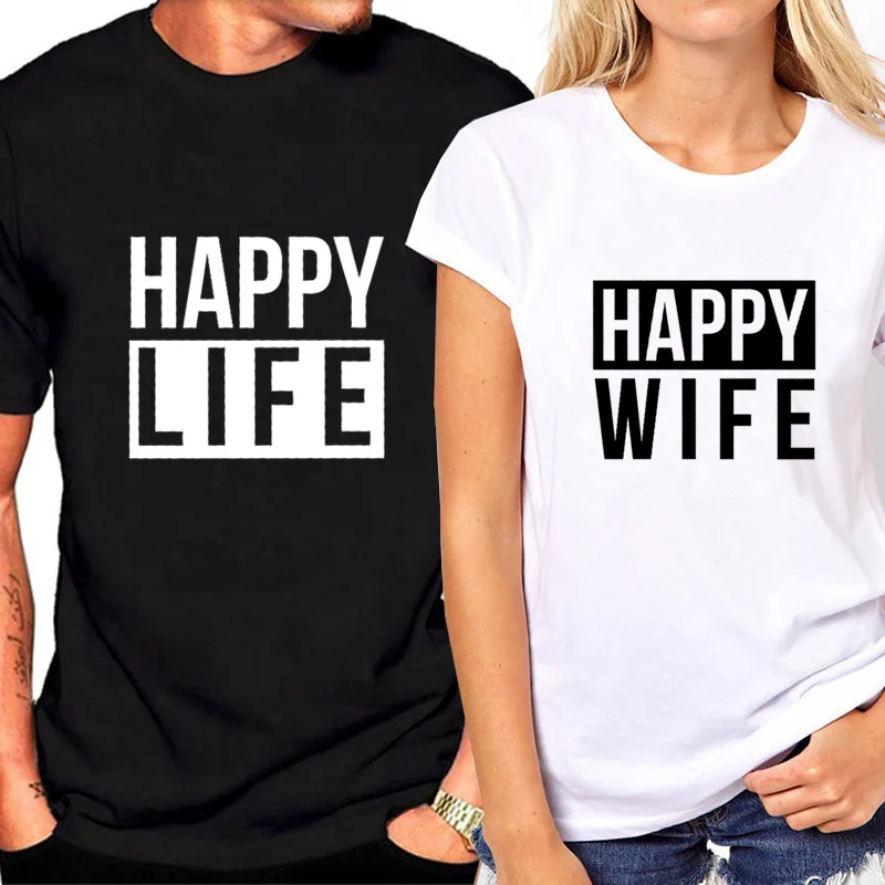 Женская хлопковая футболка для медового месяца женская на День святого