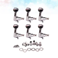 gc206e new 6 in line vintage style guitar machine heads 6r tuning pegs silver
