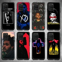 new the weeknd starboy pop singer phone case for samsung galaxy s21 plus ultra s20 fe m11 s8 s9 plus s10 5g lite 2020