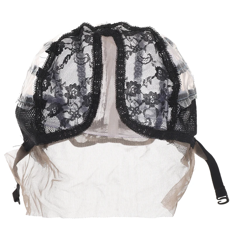 1Pcs Wig Net Cap Weaving Caps Ventilated With Combs Hair Clip Making Accessories Dome Mesh Tools |